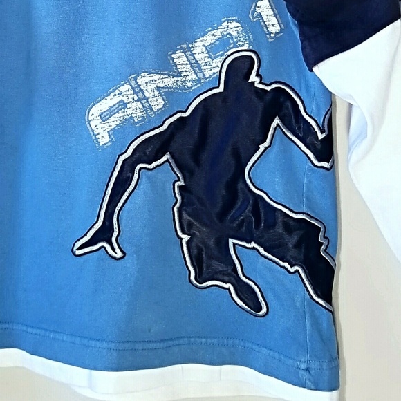 And1, Boy's(10-12), L/S, Basketball, Cotton, Shirt - Picture 5 of 8